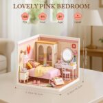 Robotime Tasty Cake Shop DIY Miniature House Kit with LED
