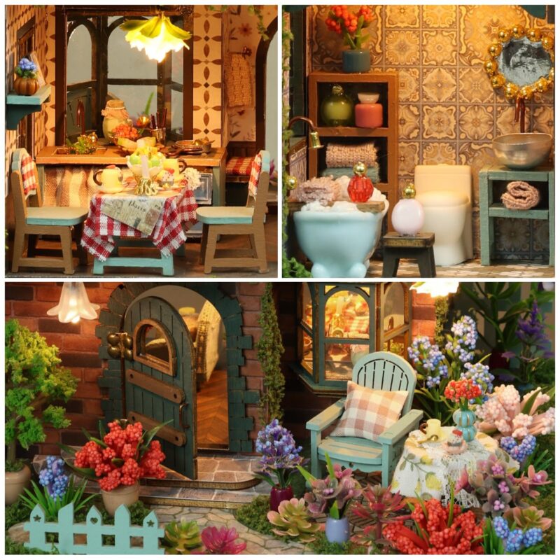 Rhzn Botanical House DIY Miniature House Kit