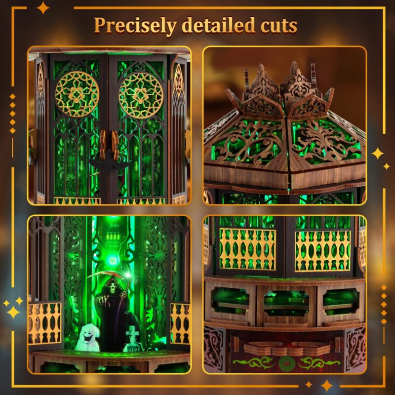 Roine Lxux Creative 3D Wooden Puzzle with Light