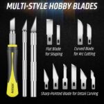 16-Piece Precision Hobby Knife Set with Case