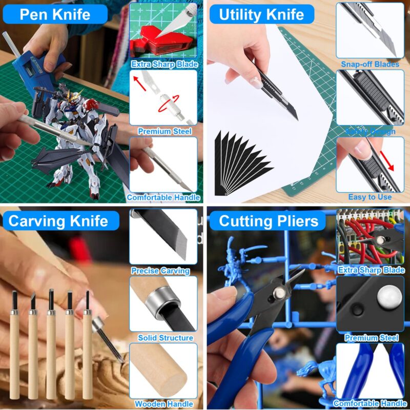 192-Piece Gundam Model Building Tool Kit
