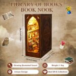 Criolpo Halloween DIY Book Nook Kit with LED