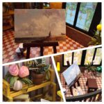 Lannso DIY Dollhouse Miniature Kit with Music Box