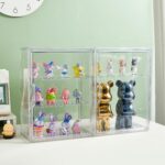 3-Tier Wall-Mounted Acrylic Display Case with Magnetic Door