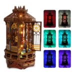 Roine Lxux 3D Wooden Puzzle of Creative Gifts, for Family and Friends, 3D Wooden Puzzles Light Enhance the Lighting Atmosphere of Holiday Gatherings, Decorate Daily Life