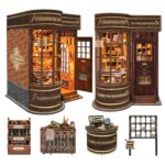 Book Nook Kit for Adults, Booknook DIY Miniature House Kit, 3D Wooden Puzzles for Adults, Wood Gifts for Book Lovers Women Friends - Magic Wand Shop