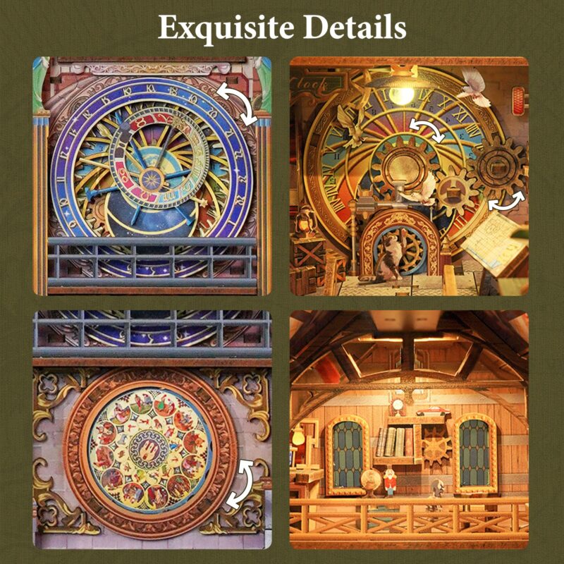 Tonecheer Beast and Beauty DIY Book Nook Kit with LED