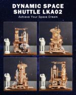 Rokr Space Shuttle 3D Wooden Puzzle with LED
