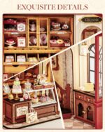 Rolife Vintage French Dessert Shop DIY Miniature House Kit with LED