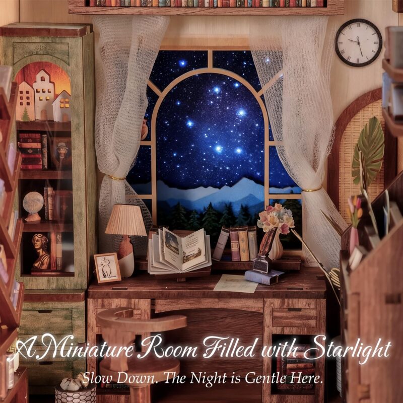 Dolphin Island Starlight Reading Nook DIY Book Nook Kit