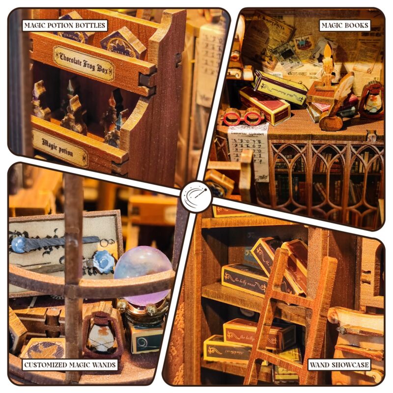 Miggley Magic Wand Shop DIY Book Nook Kit