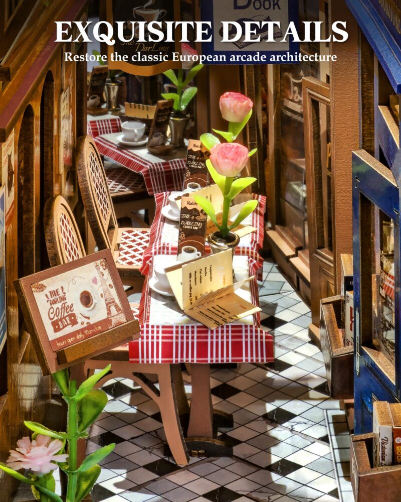 Robotime Arcade Dating DIY Book Nook Kit