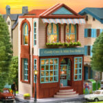 Cutebee Mini Villa Garden DIY Miniature House Kit – With LED