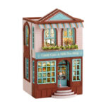 Cutebee Mini Villa Garden DIY Miniature House Kit – With LED