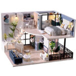 Cutebee Cozy Time DIY Miniature House Kit – With LED