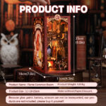 Cutebee Flame Common Room DIY Book Nook Kit – Cozy Escape