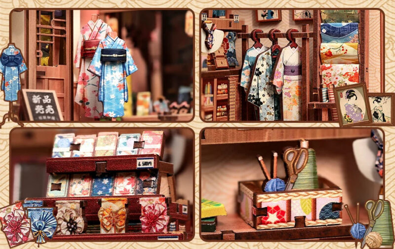 Cutebee Bookshelf Insert DIY Book Nook Kit – Cozy Escape