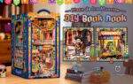 Cutebee Laser Cut 3D Wooden DIY Book Nook Kit – Cozy Escape