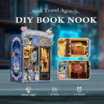 Cutebee Wooden DIY Book Nook Kit – Cozy Escape