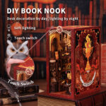 Cutebee Flame Common Room DIY Book Nook Kit – Cozy Escape