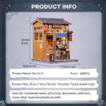 Cutebee Light Bookshelf Insert DIY Book Nook Kit