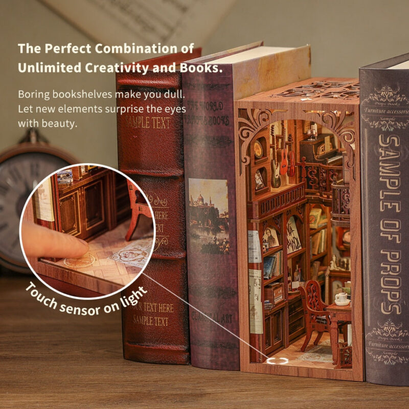 Cutebee The Secret Rhythm DIY Book Nook Kit – Cozy Escape