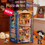 Cutebee Laser Cut 3D Wooden DIY Book Nook Kit – Cozy Escape