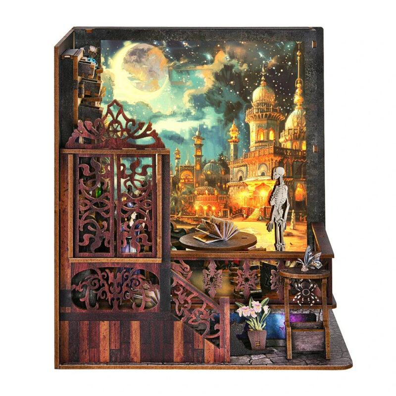 Scea5adfc032c475096a83e85d5f2c73cO.jpg Cutebee Magic Exploration DIY Book Nook Kit – Cozy Escape