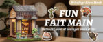 Cutebee Wooden Model with DIY Book Nook Kit – Cozy Escape