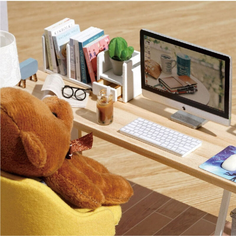 Cutebee Sunshine Study DIY Miniature House Kit – With LED