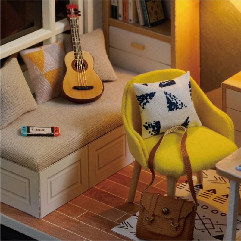 Cutebee Sunshine Study DIY Miniature House Kit – With LED