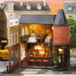 Cutebee The Garden Restaurant DIY Miniature House Kit