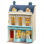 Cutebee Mini Villa Garden DIY Miniature House Kit – With LED