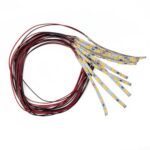 Pre-Wired 12V LED Strip for Dollhouse & Model Scenery (Warm White)