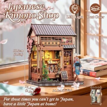 Cutebee Sakura Kimono Shop DIY Book Nook Kit