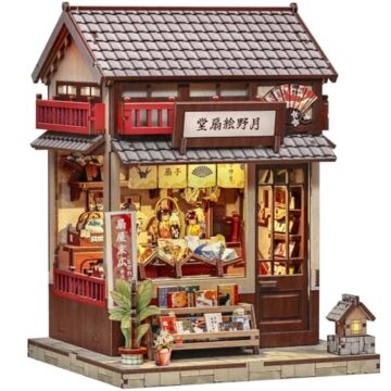 Cutebee Japanese Fan Shop DIY Book Nook Kit