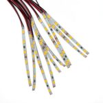 Pre-Wired 12V LED Strip for Dollhouse & Model Scenery (Warm White)