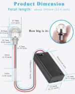 Dollhouse LED Wiring Kit with AA Battery Holder & Switch