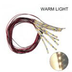 Pre-Wired 12V LED Strip for Dollhouse & Model Scenery (Warm White)