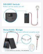 Dollhouse LED Wiring Kit with AA Battery Holder & Switch