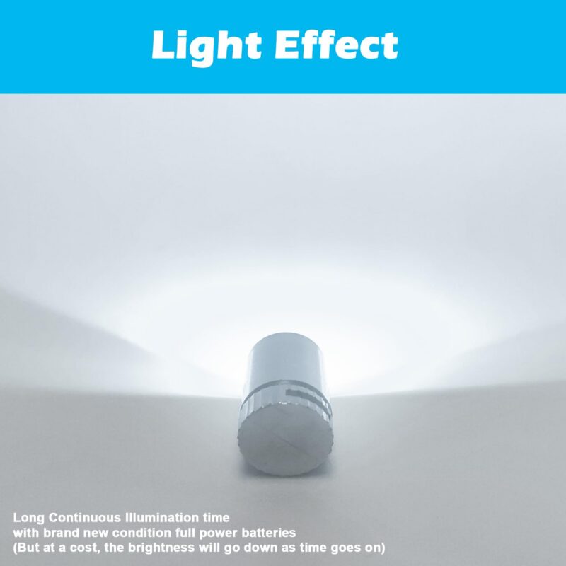 10-Pack Miniature LED Lights, Battery Powered (Cold White)