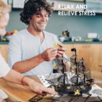 Piececool Black Pearl Pirate Ship 3D Metal Model Kit (307 Pcs)