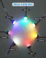 Dollhouse LED Wiring Kit with AA Battery Holder & Switch