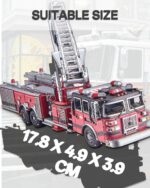 Piececool Ladder Truck Fire Engine 3D Metal Model Kit (354 Pcs)