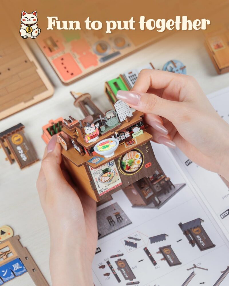 Cutebee Morita-Ya Ramen Shop DIY Book Nook Kit