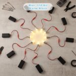 8-Set Dollhouse LED Lighting Kit with Switch (Warm White)