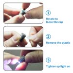 10-Pack Miniature LED Lights, Battery Powered (Cold White)