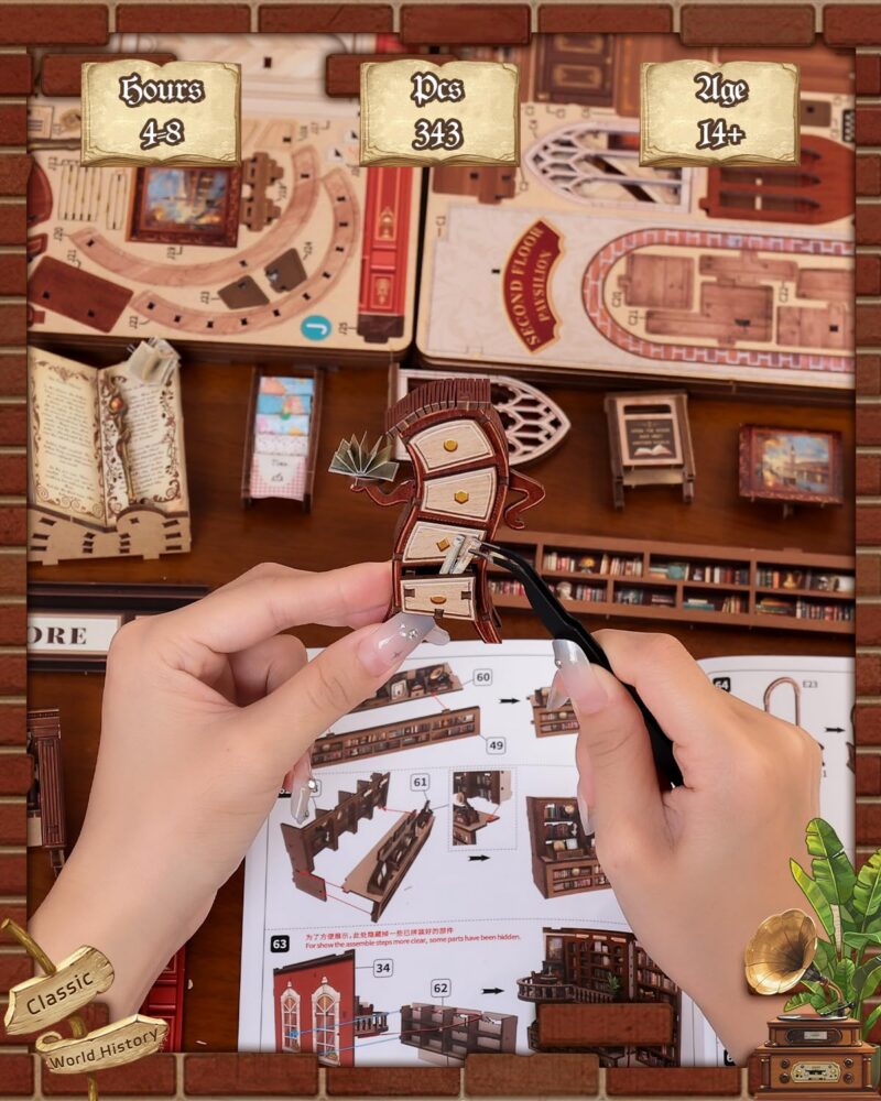 Cutebee Thames Bookstore DIY Book Nook Kit