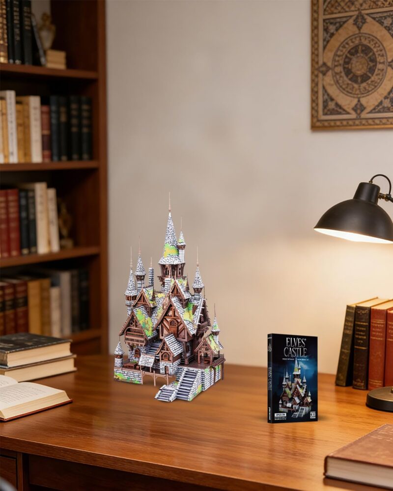 Piececool Elves' Castle 3D Metal Model Kit (248 Pcs)
