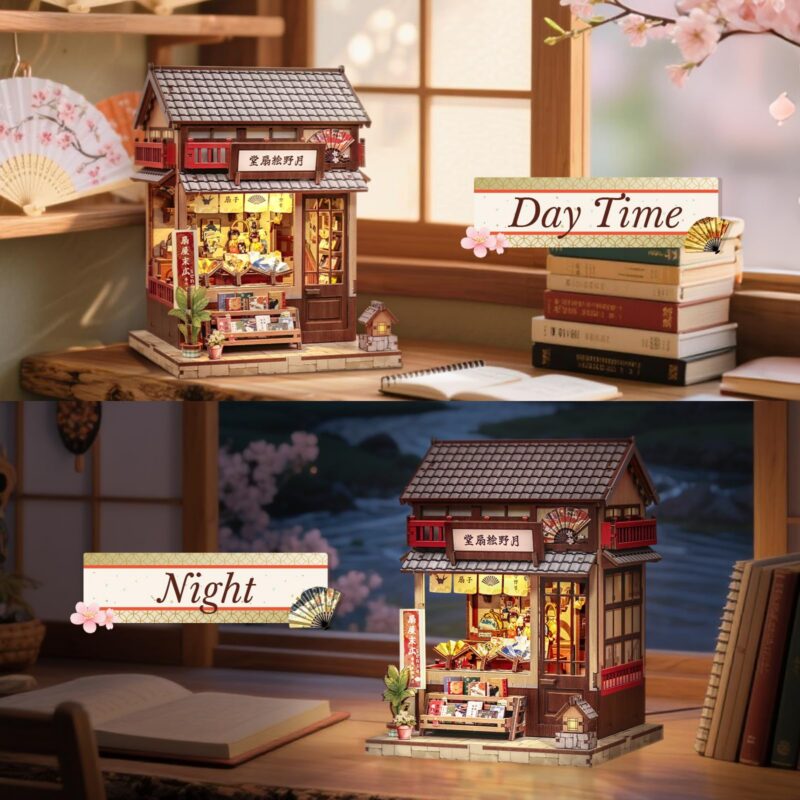 Cutebee Japanese Fan Shop DIY Book Nook Kit